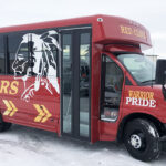 Red Cloud Bus Wrap